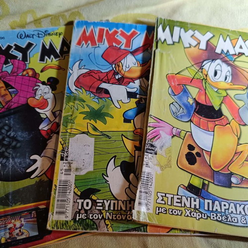 Miky Maous set of 3 used comics