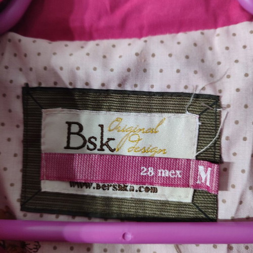 Bershka Jacket Fuchsia Medium Like New