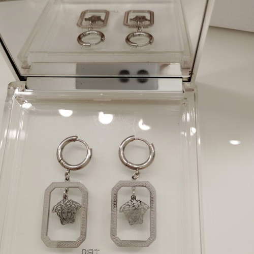 Dangling earrings silver, new