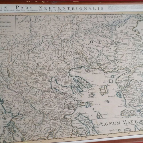 Rare Collectible Map of Northern Greece like new