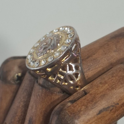 Medusa ring size 59 or 60 used, not gold or silver
