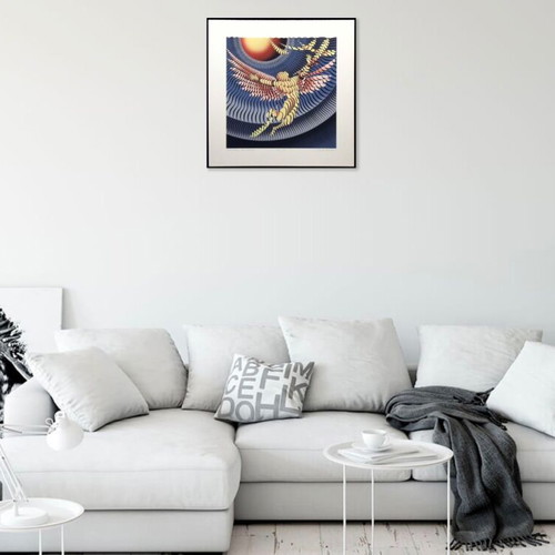 John Martineau The Fall of Icarus signed serigraph print