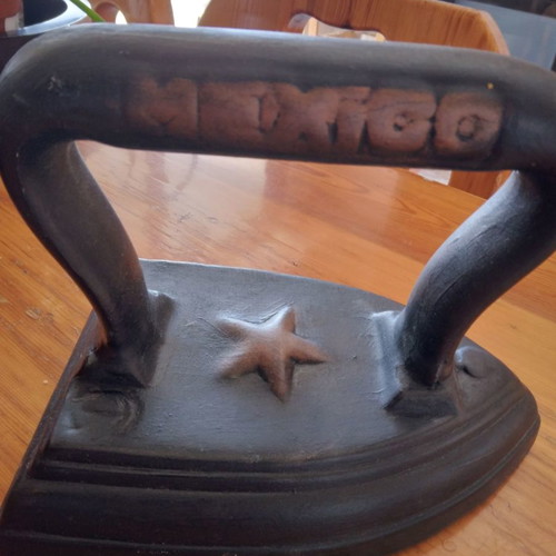 Vintage Mexican Handmade Ceramic Decorative Iron used