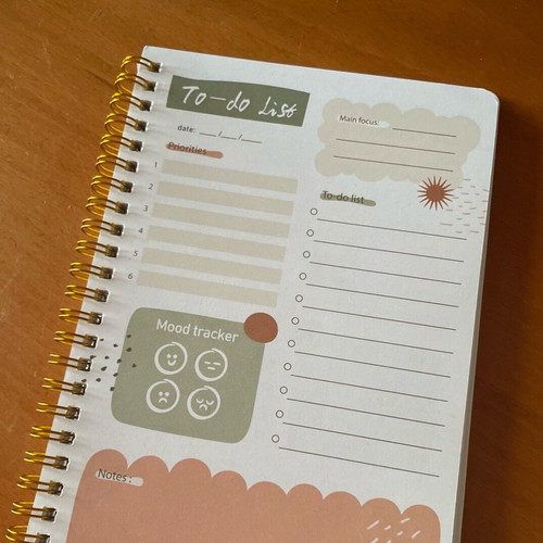 Planner unused without dates