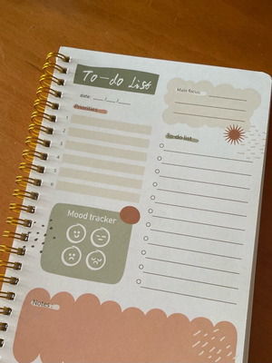 Planner unused without dates