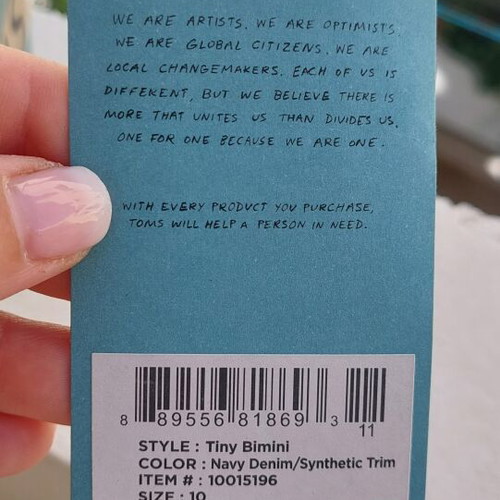 Toms shoes like new for boys size 27 with box