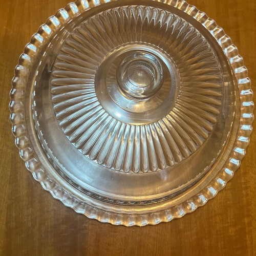 Arcoroc France Vintage γυάλινη τουρτιέρα με καπάκι σαν καινούργιο