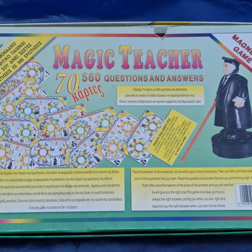 Magic Teacher board game used, Dromeas Toys