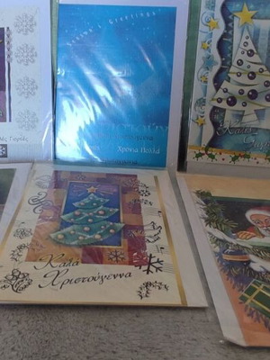 Christmas greeting cards pack of 6 with envelopes