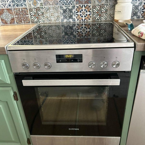 Pitsos PHN039350 ceramic stove used, energy class A, 66L oven