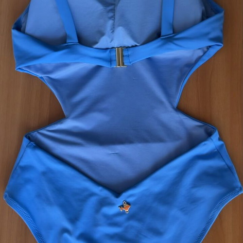 SugarFree blue women's one-piece swimsuit like new