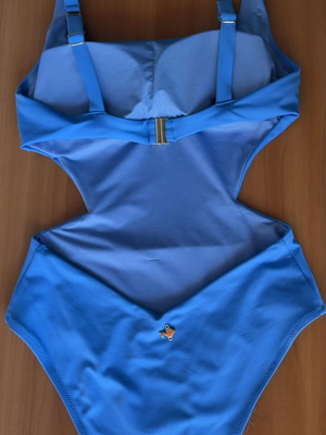 SugarFree blue women's one-piece swimsuit like new