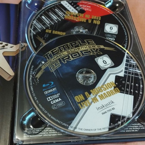 Michael Schenker's Temple of Rock Blue Ray like new, metal