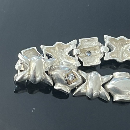 Silver Bracelet 925 Hugs and Kisses like new