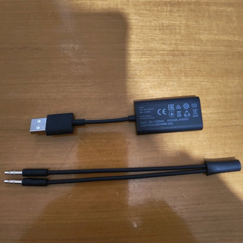 Logitech G432 USB Adapter and Y-Splitter like new