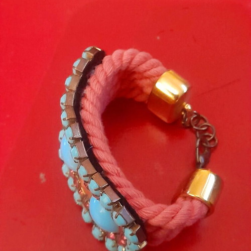 Zara bracelet with stones like new, multicolor