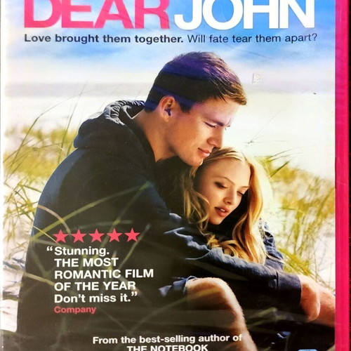 Dear John DVD new, romantic movie with English subtitles