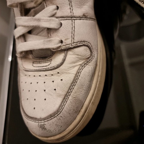 Off-white sneakers used, size 40, white