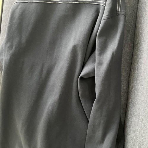 Hugo Boss sweatshirt with zipper medium size like new, gray and blue
