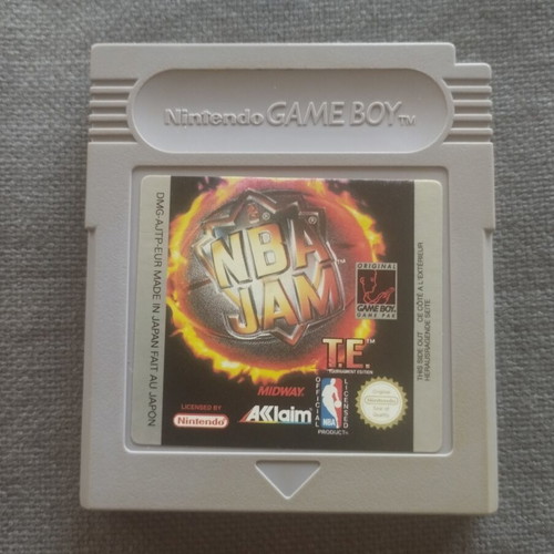 Nintendo Game Boy NBA JAM Tournament Edition game with case and English manual