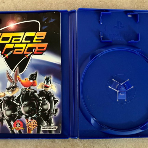 Space Race PlayStation 2 case and manual used, English