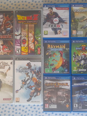 Παιχνίδια PSP και PSVita σαν καινούργια, συλλογή