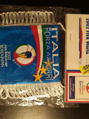 Italy 2002 Banner new, authentic