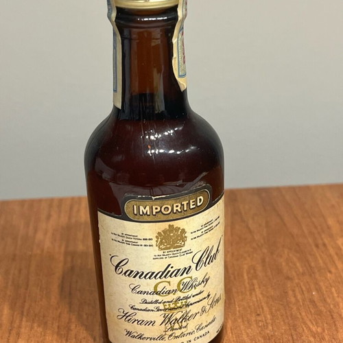 Canadian Whisky Miniature Vintage sealed from 1958 new
