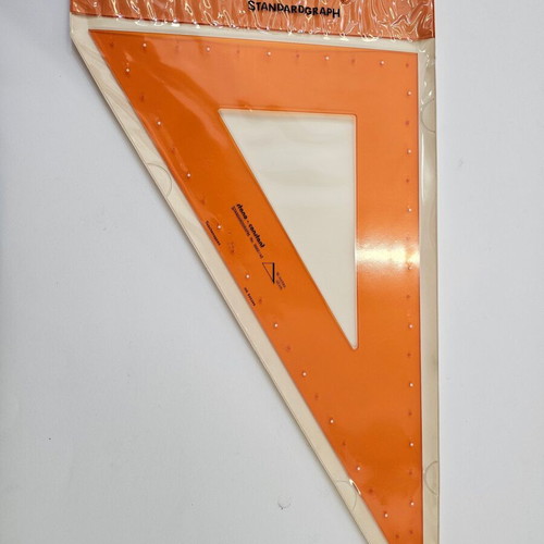 Drawing triangle 60 degrees 40 centimeters new