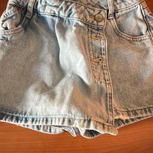 Zara denim shorts for girls 7-9 years with two Shein cotton shorts