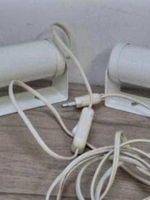 Ikea vintage white bed lamps, set of 5, E14 fitting