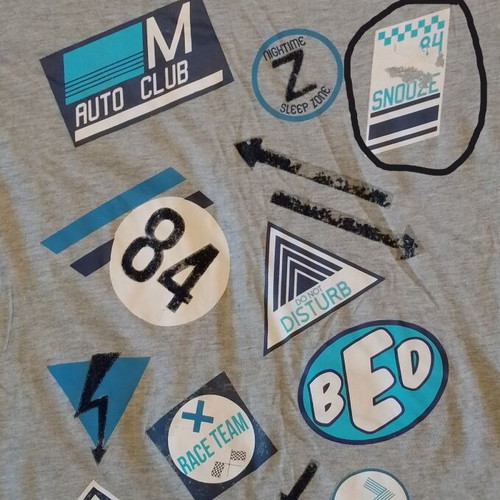 Boys' t-shirt pack used, 3 pieces for ages 13-14