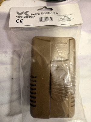 VK Lighting Dimmer δαπέδου 300W χωρίς καλώδιο με διακόπτη χρυσό καινούργιο