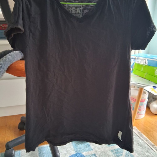 Set of two black Medium t-shirts used GSA and Bershka
