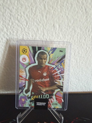Αριθμημένη κάρτα Rivaldo 47/99 Ολυμπιακός Vodafone Next Goal Wins