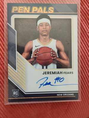 Jeremiah Fears Panini πακέτο rookie κάρτες με αυτόγραφο
