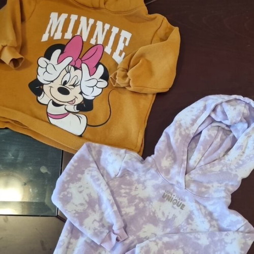 Set of 2 baby hoodies like new for up to 2 years old