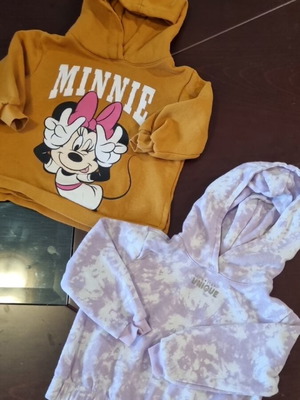 Set of 2 baby hoodies like new for up to 2 years old