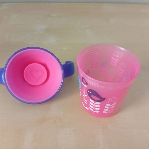 Munchkin Miracle 360 Training Cups used, set of 2 for babies 6m+