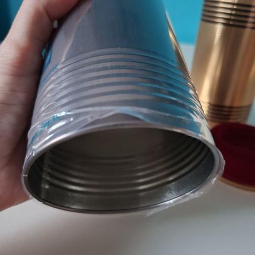 Jean Paul Gaultier empty metal storage tins Le Male