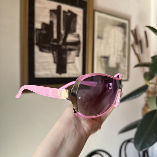 YSL sunglasses Y2K pink, like new