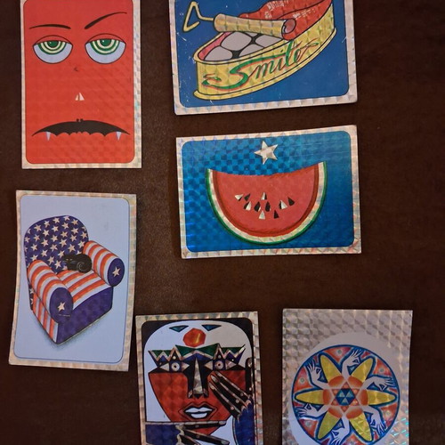 Figurine Panini stickers 1985 like new, set of 6