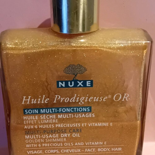 Nuxe Huile Prodigieux Or dry oil used for face-body-hair 100ml