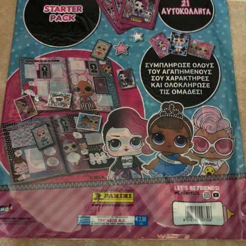 Panini LOL Surprise Let’s Be Friends album new with 21 stickers
