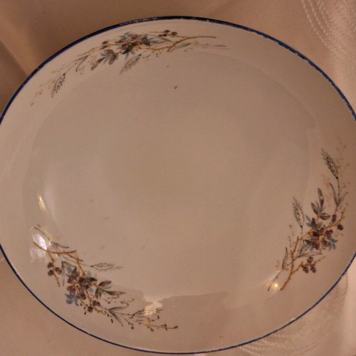 Russian porcelain dinnerware set 1890 vintage like new with hand painting