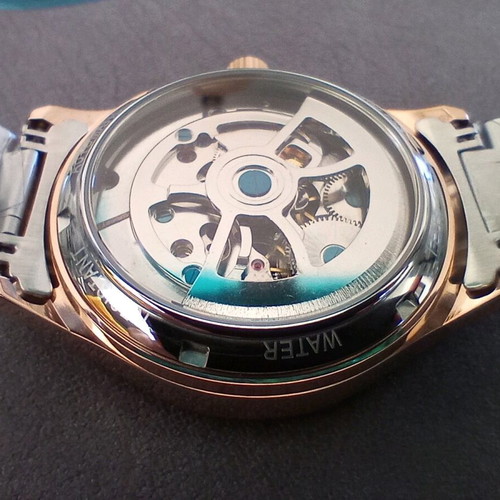 Ailang Double-Balance Automatic Men's Watch new, 42mm, gold and silver
