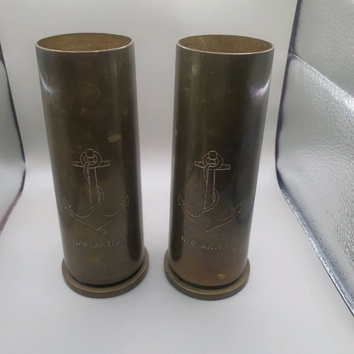 Bronze shells 1944, set of two pieces