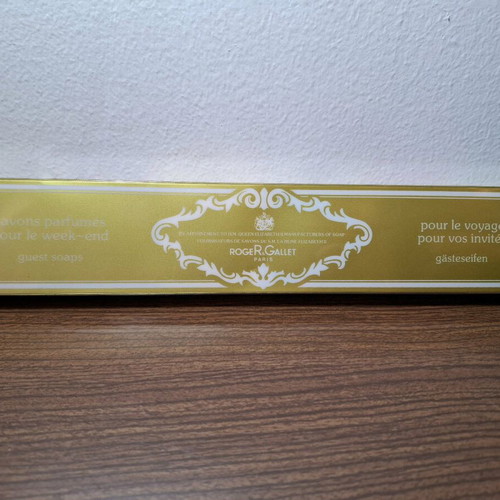 Roger & Gallet Guest Soap boxed like new with lavender, rose, orchid, fougere scents