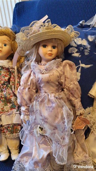  vintage antique ceramic doll