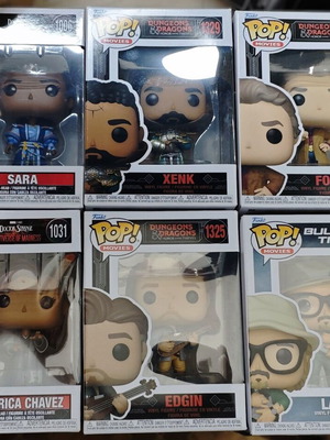 Funko Pop figures new, original vinyl collectible